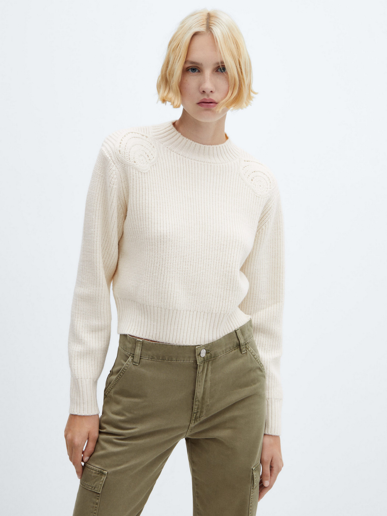 Прямые джинсы MANGO Newcargo модель 57045801_37 Фото