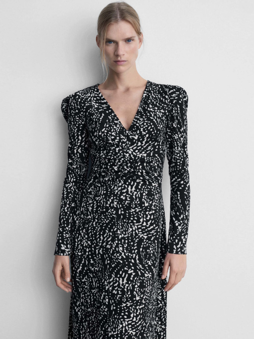 Платье миди MANGO модель 77047719_99 Фото