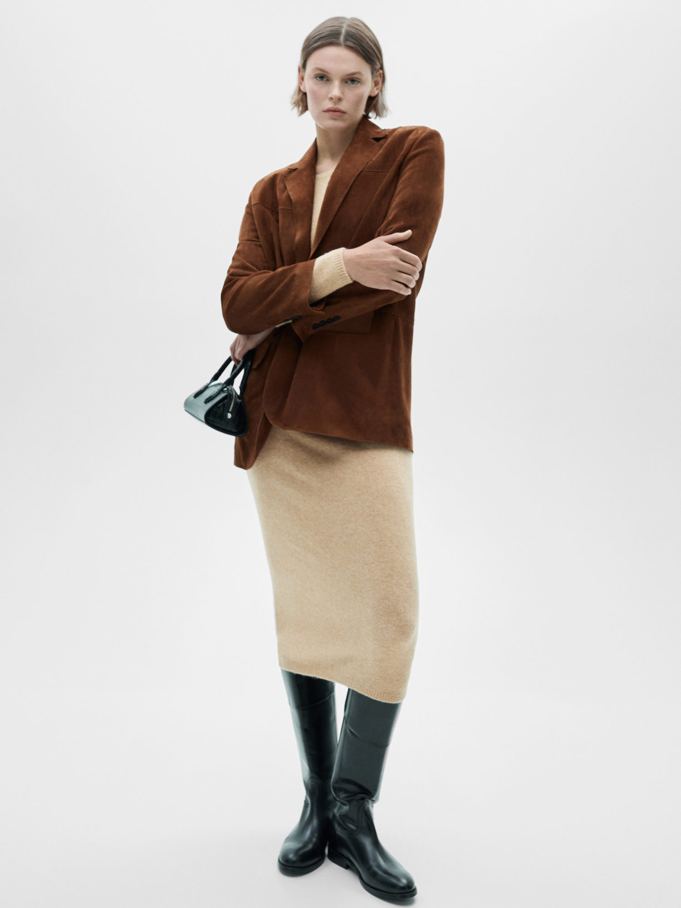 Платье миди MANGO модель 77097678_9 Фото