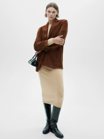 Платье миди MANGO модель 77097678_9 Фото