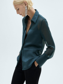 Рубашка повседневная MANGO модель 77069057_57 Фото