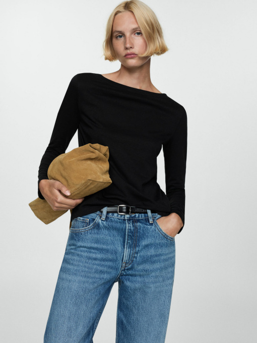 Лонгслив MANGO модель 77024761_99 Фото