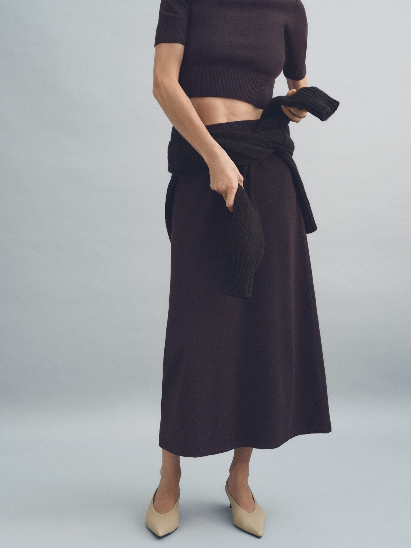 Спідниця міді MANGO модель 77077662_30 Фото