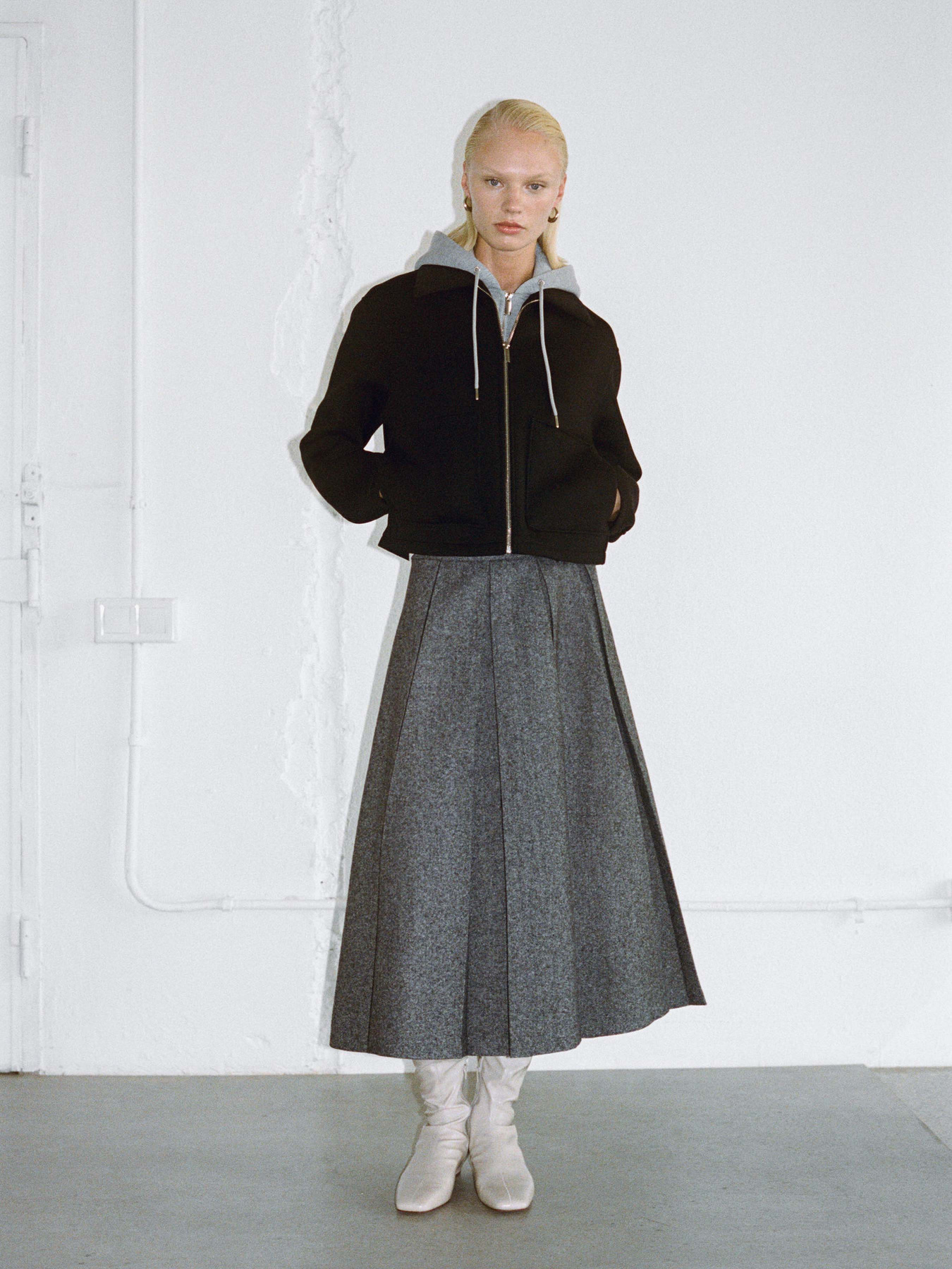 Юбка миди MANGO модель 77027721_92 Фото