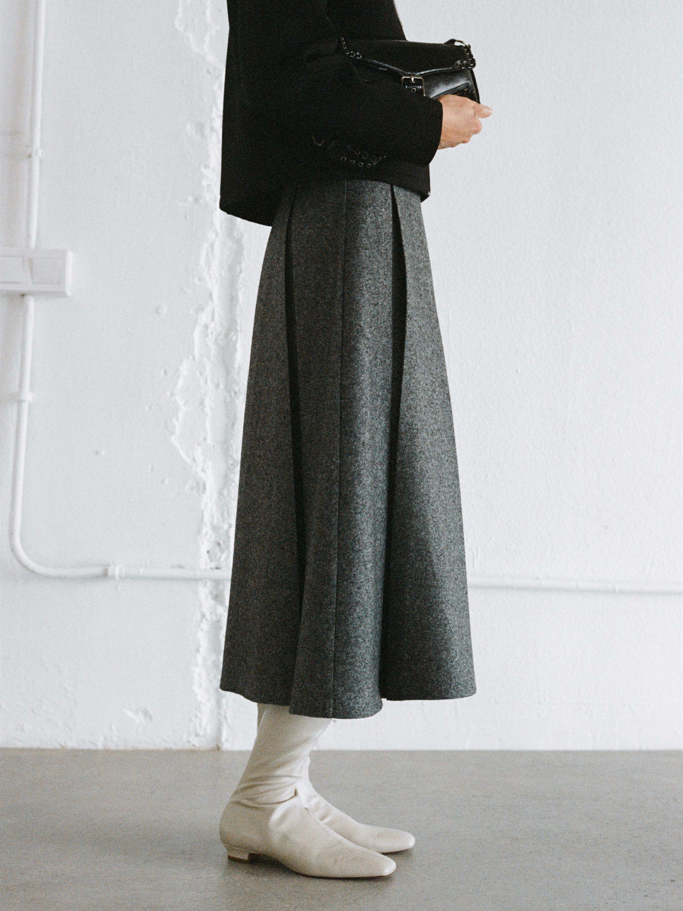 Юбка миди MANGO модель 77027721_92 Фото