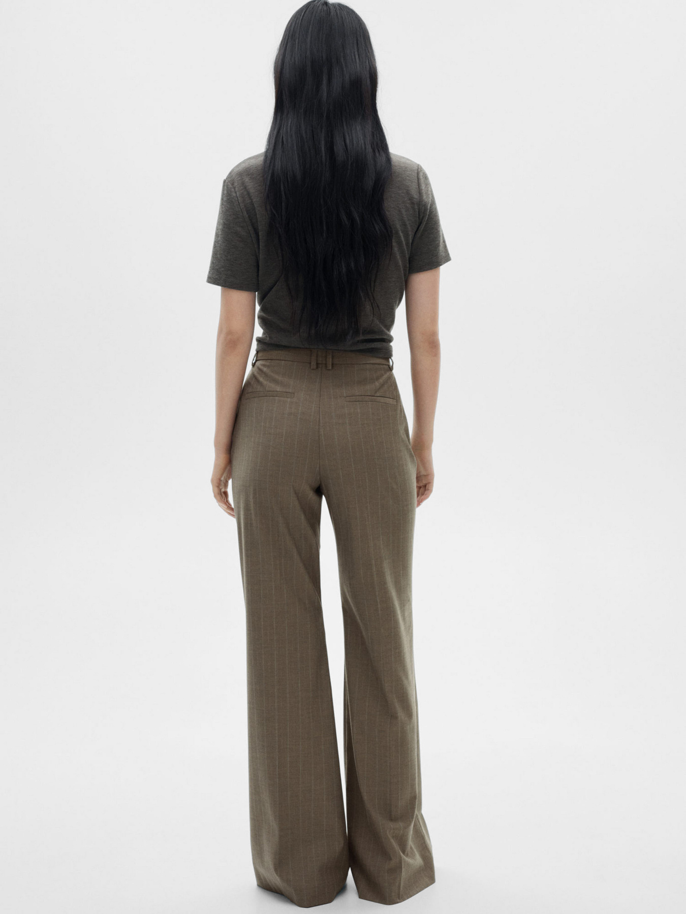 Класичні штани MANGO модель 77087113_8 Фото