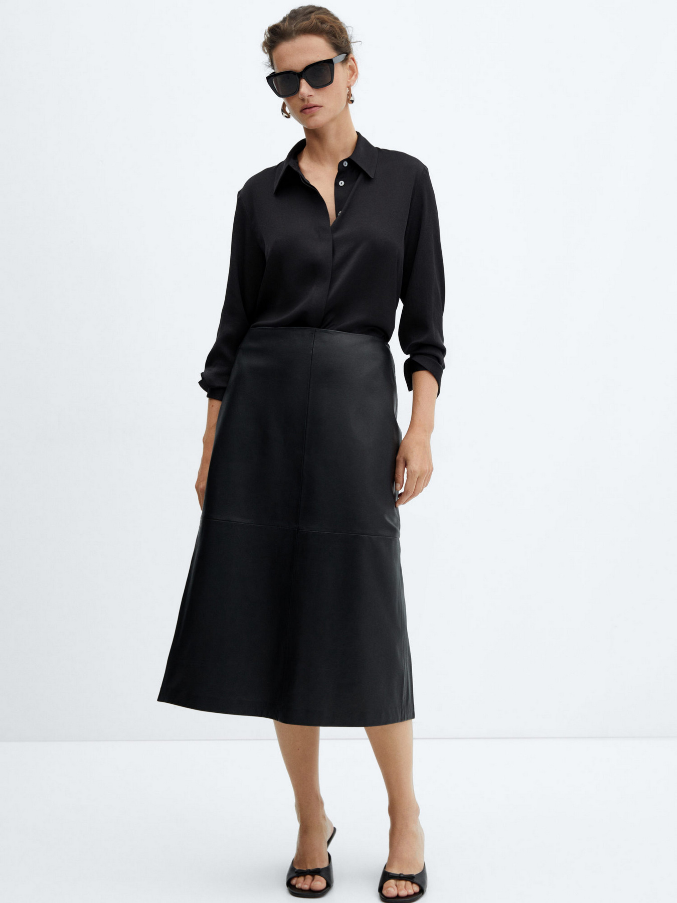 Блуза MANGO Ideale модель 57003777_99 Фото