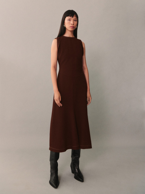 Сукня міді MANGO модель 77035650_30 Фото