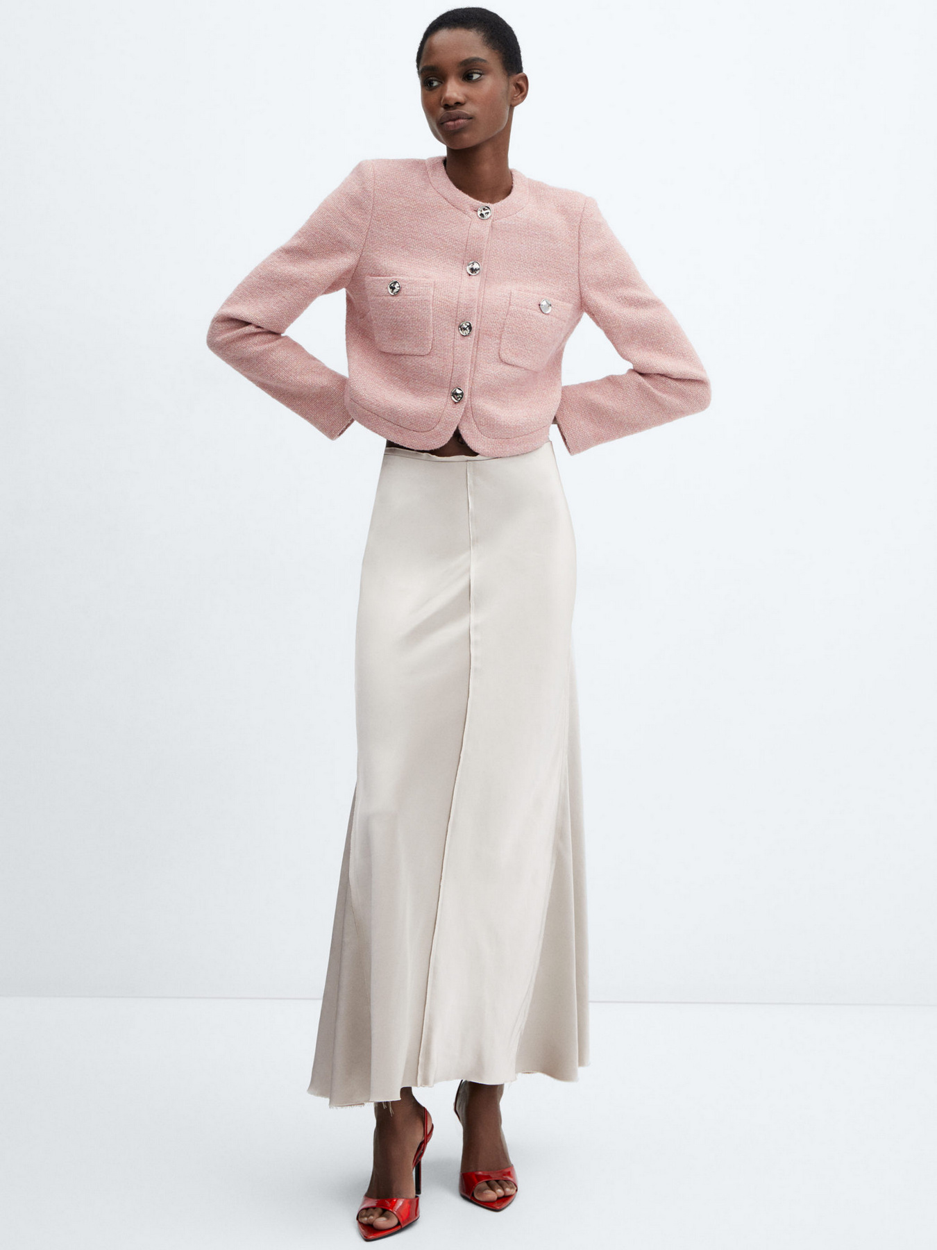 Юбка макси MANGO Dubai модель 57099214_90 Фото