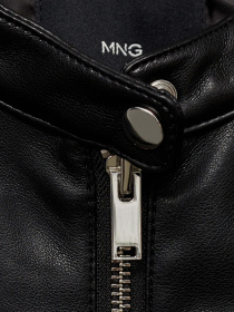Шкіряна куртка MANGO модель 77004790_99 Фото