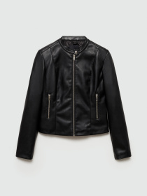 Шкіряна куртка MANGO модель 77004790_99 Фото