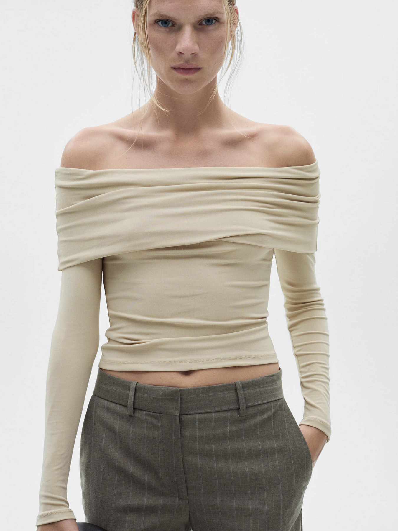 Лонгслив MANGO модель 77025673_7 Фото