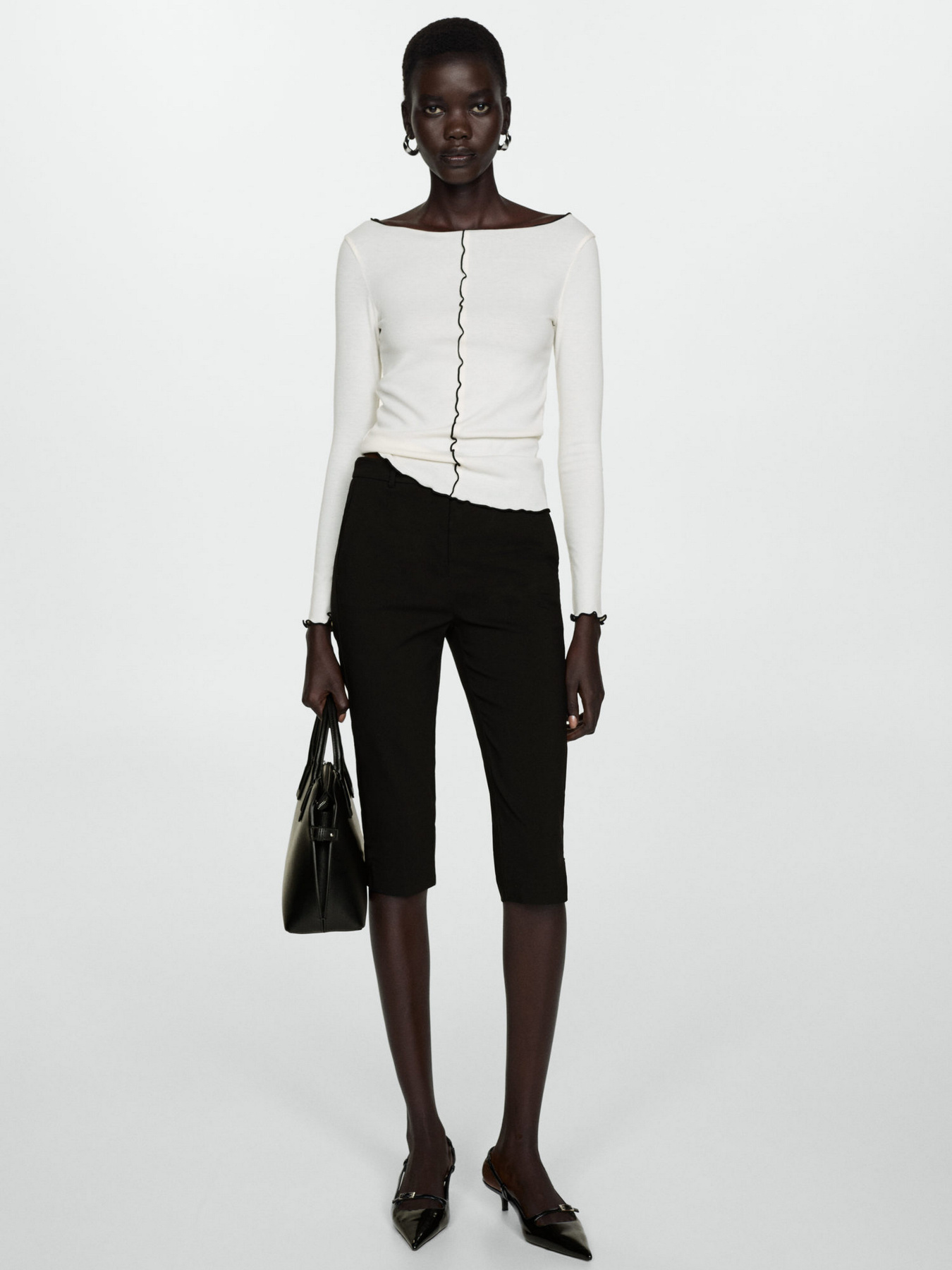 Лонгслів MANGO модель 77065647_1 Фото