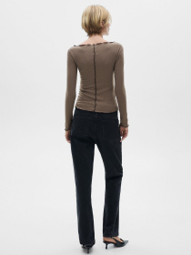 Лонгслів MANGO модель 77065647_30 Фото