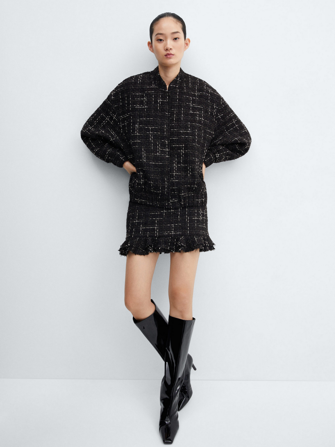 Юбка мини MANGO Dupla модель 57099219_99 Фото