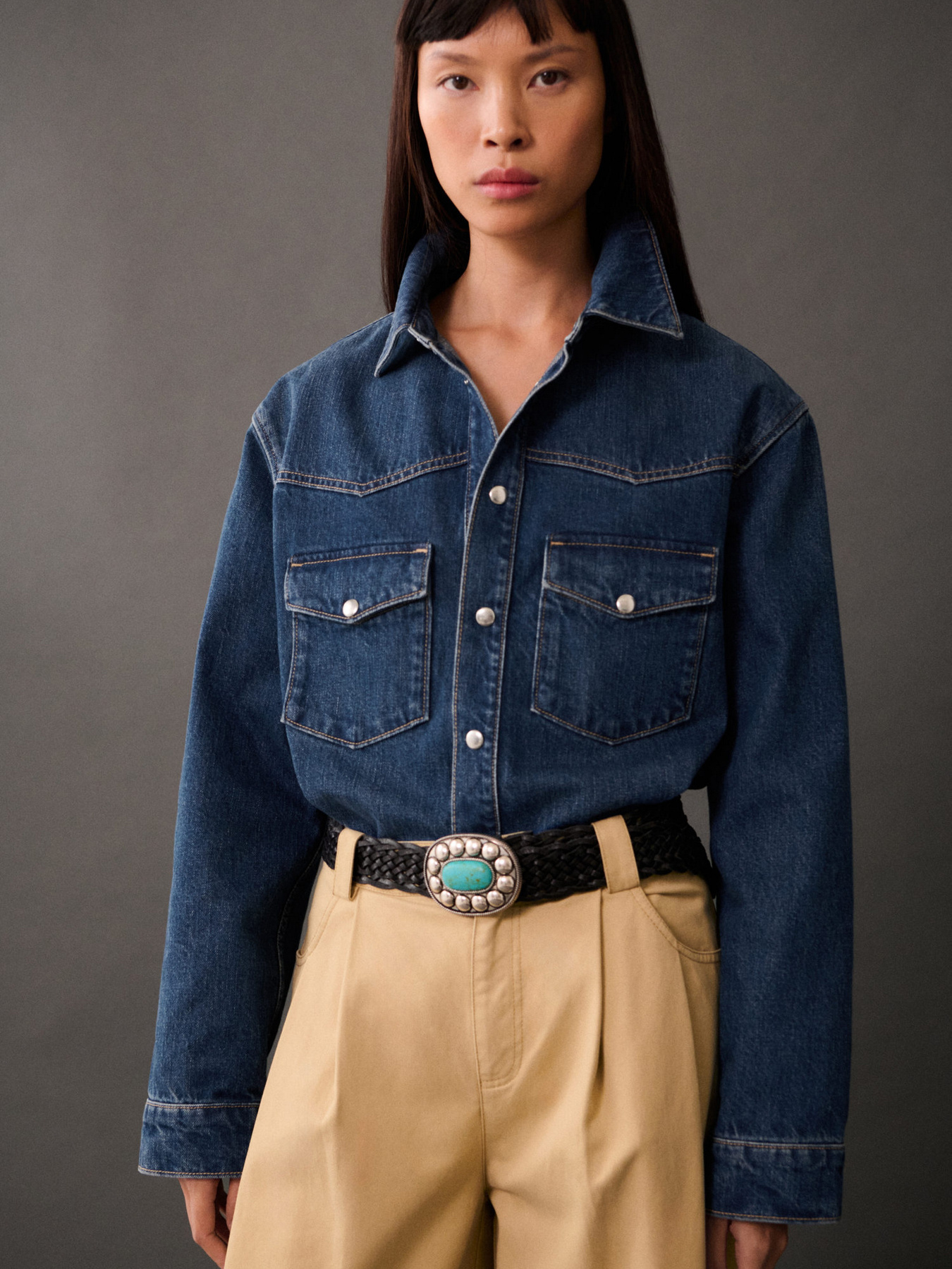 Куртка-сорочка MANGO модель 77025675_TO Фото