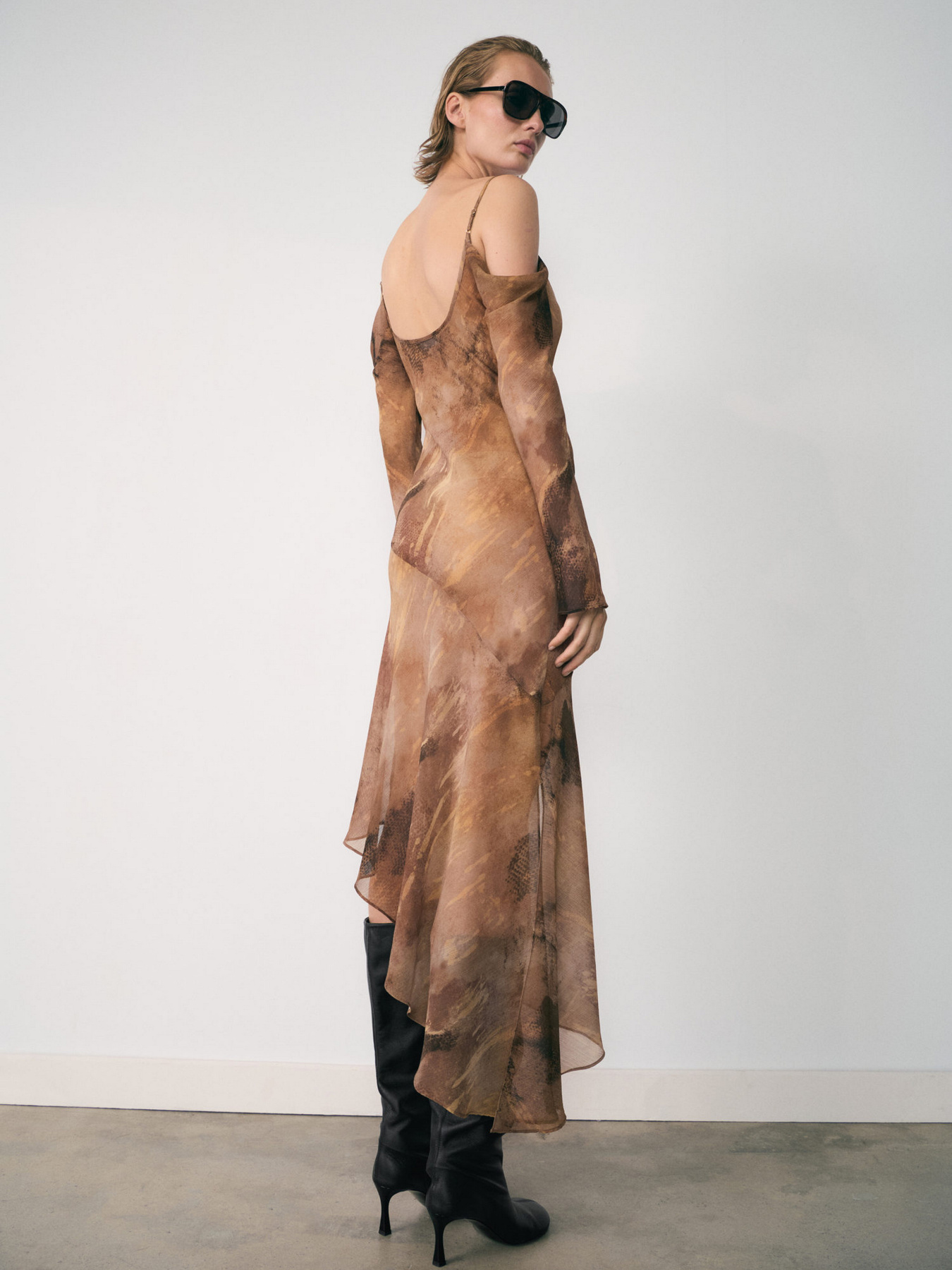 Платье миди MANGO модель 77027720_30 Фото