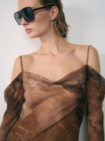 Платье миди MANGO модель 77027720_30 Фото