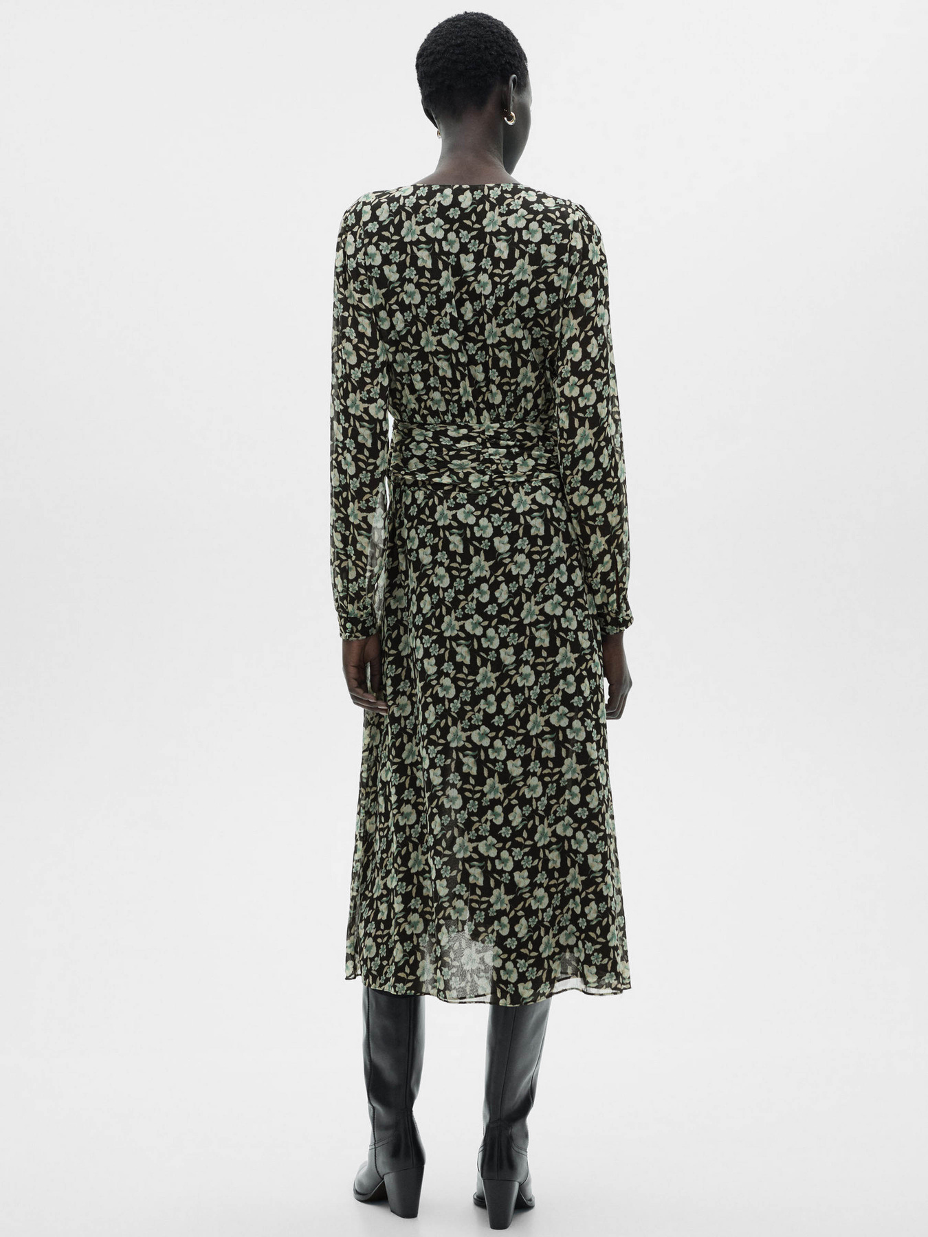 Платье миди MANGO модель 77037722_99 Фото