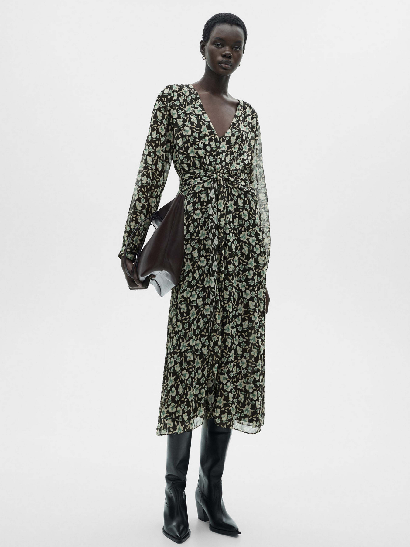 Сукня міді MANGO модель 77037722_99 Фото