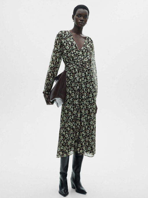 Платье миди MANGO модель 77037722_99 Фото