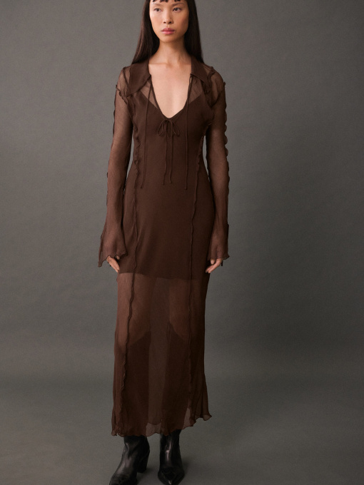 Сукня міді MANGO модель 77095652_30 Фото