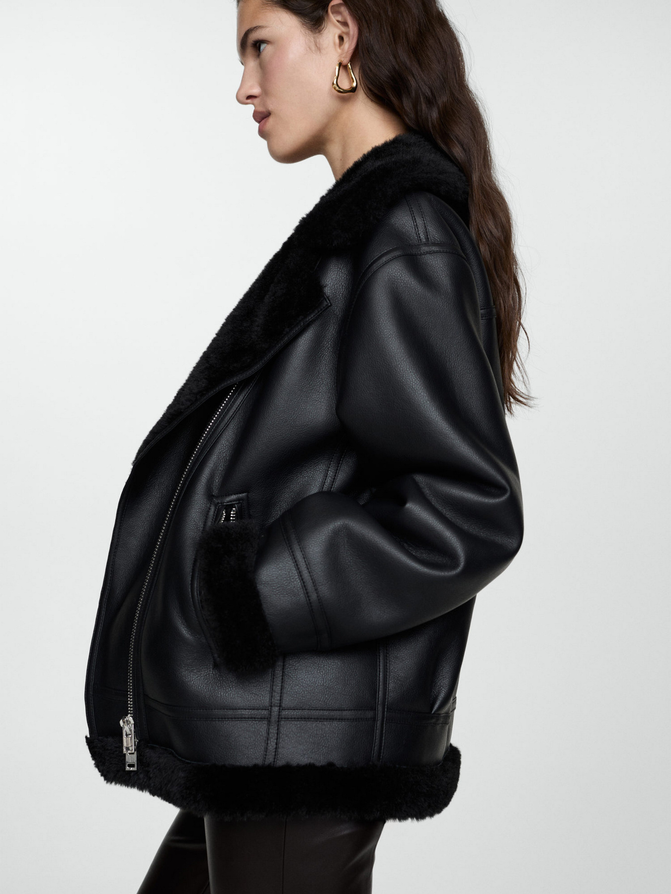 Дубленка MANGO модель 77075985_99 Фото