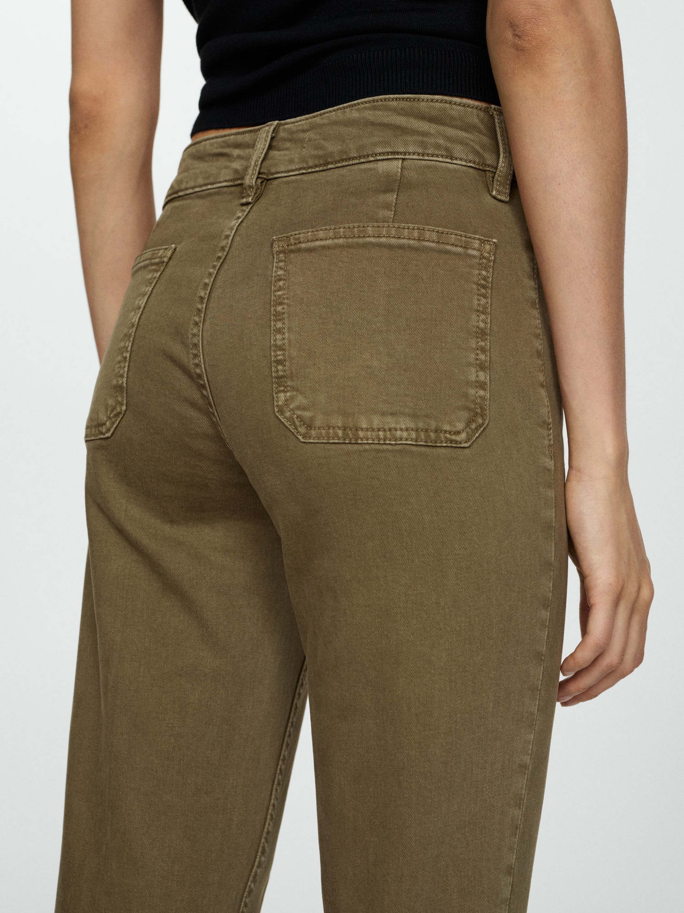 Прямые джинсы MANGO модель 77026739_37 Фото