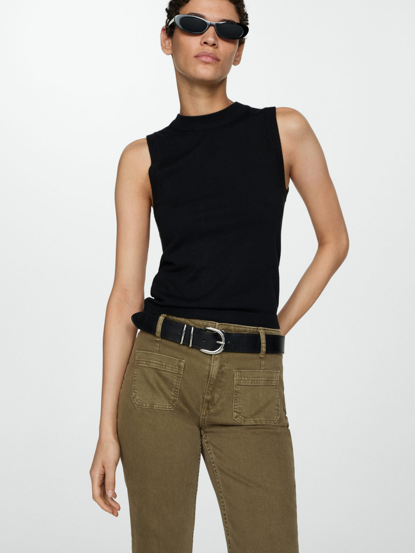 Прямые джинсы MANGO модель 77026739_37 Фото