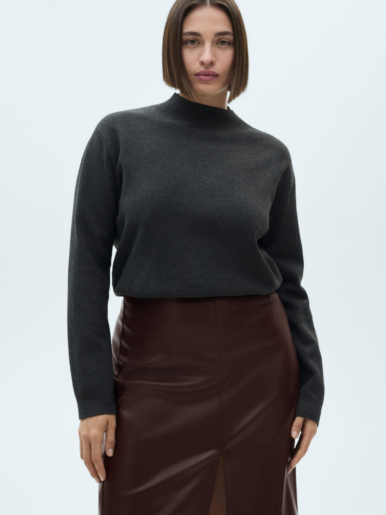 Спідниця міді MANGO модель 77065654_77 Фото