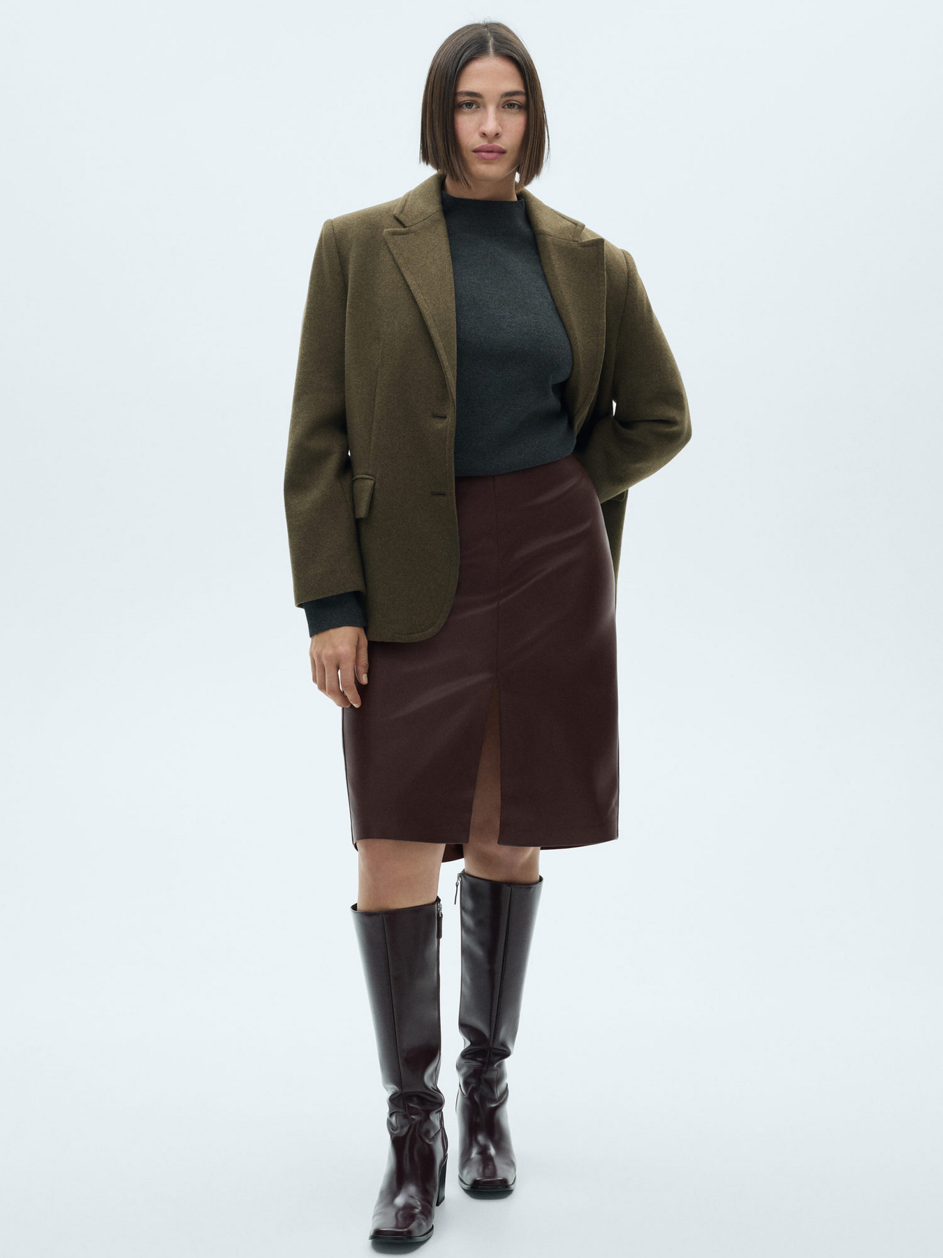 Юбка миди MANGO модель 77065654_77 Юбка миди MANGO модель 77065654_77 Фото