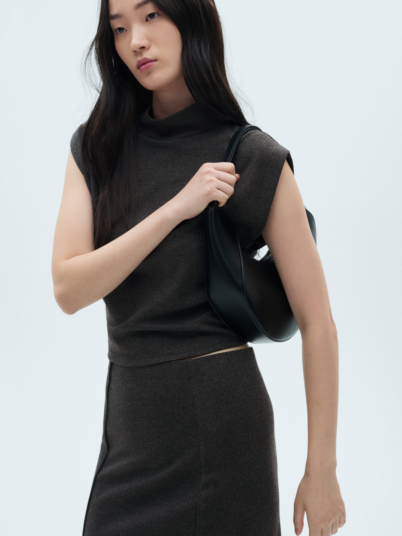 Юбка миди MANGO модель 77095645_92 Фото