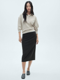 Юбка миди MANGO модель 77095645_92 Фото