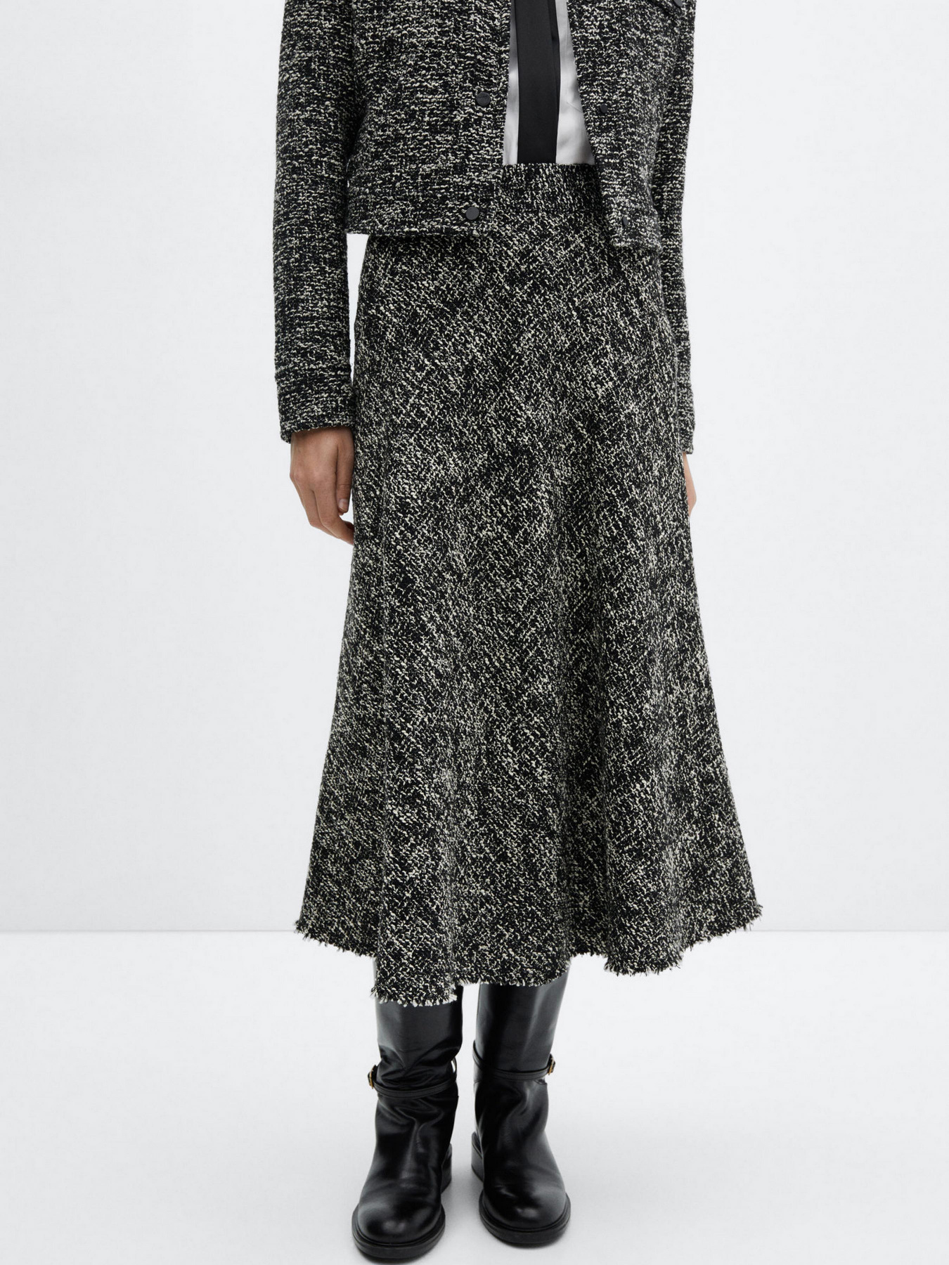 Спідниця міді MANGO Laurel модель 57087751_99 Фото