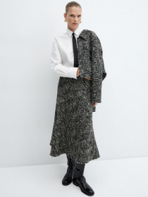 Спідниця міді MANGO Laurel модель 57087751_99 Фото