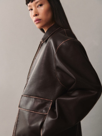 Куртка кожаная MANGO модель 77076004_30 Фото