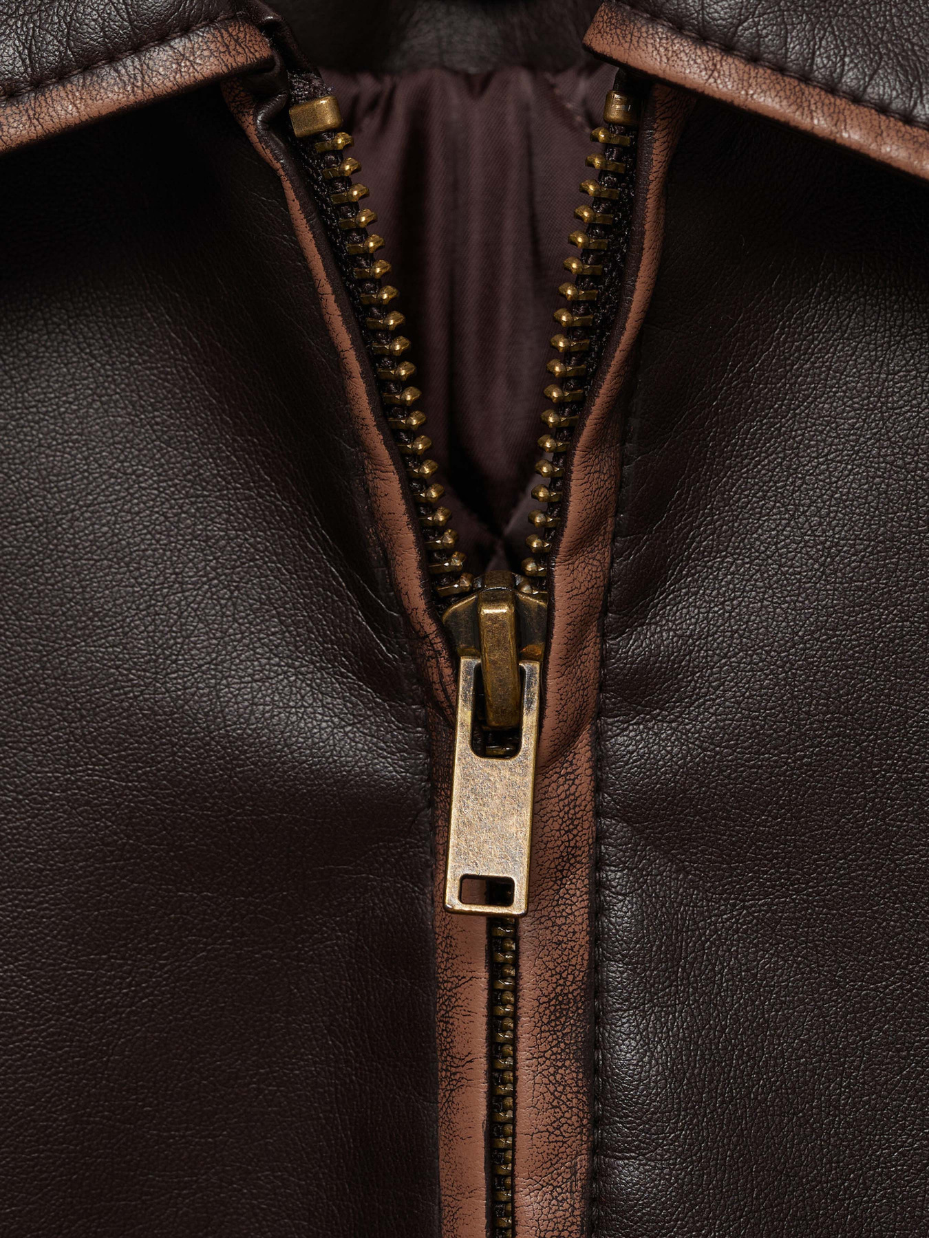 Куртка кожаная MANGO модель 77076004_30 Фото