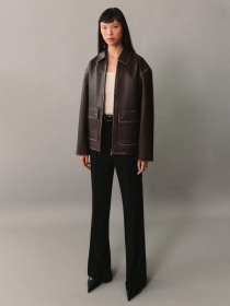 Куртка кожаная MANGO модель 77076004_30 Фото