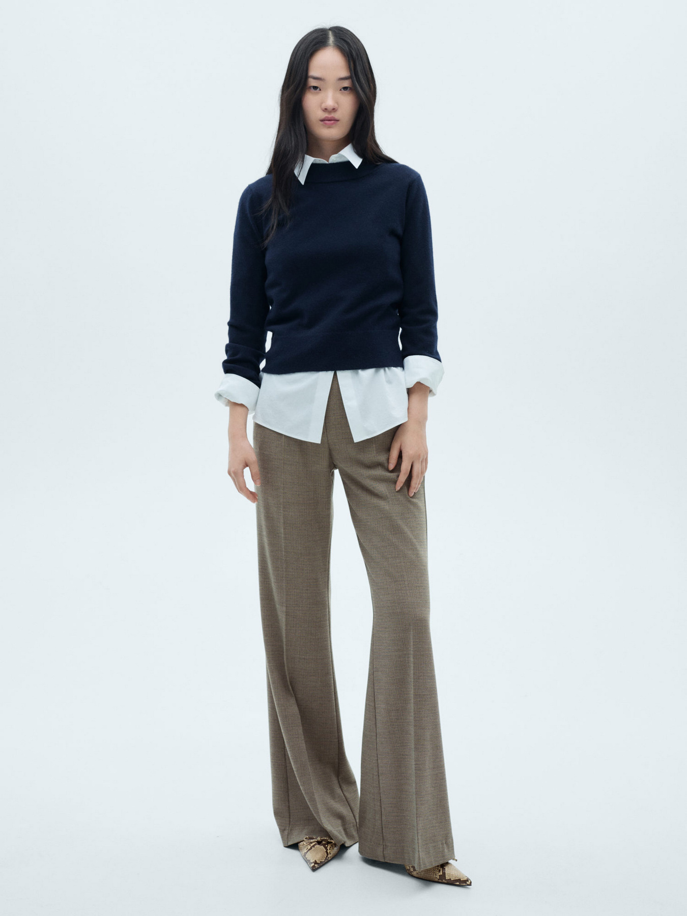 Класичні штани MANGO модель 77016727_37 Фото