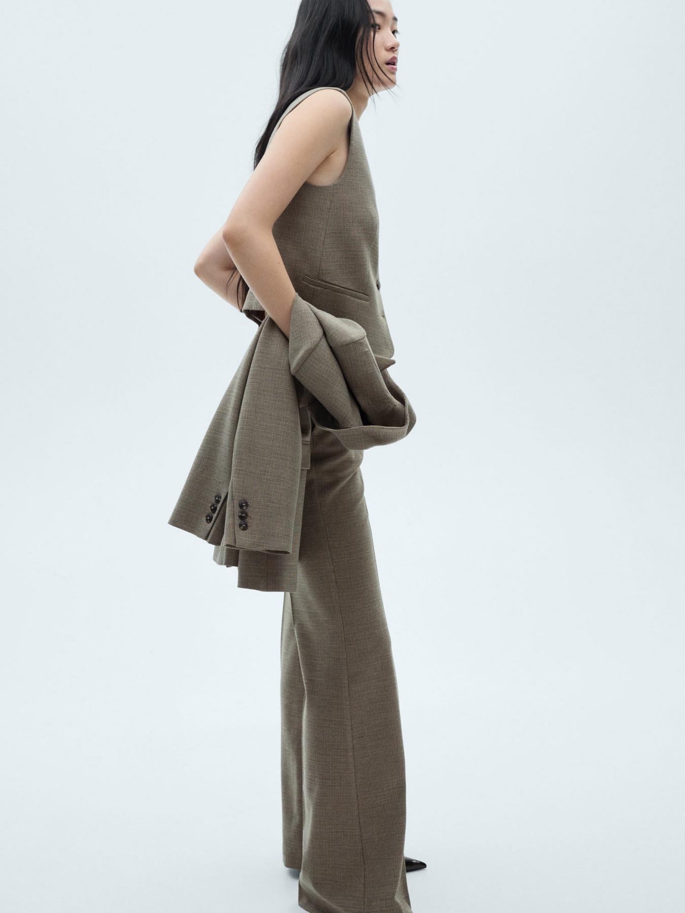 Класичні штани MANGO модель 77016727_37 Фото