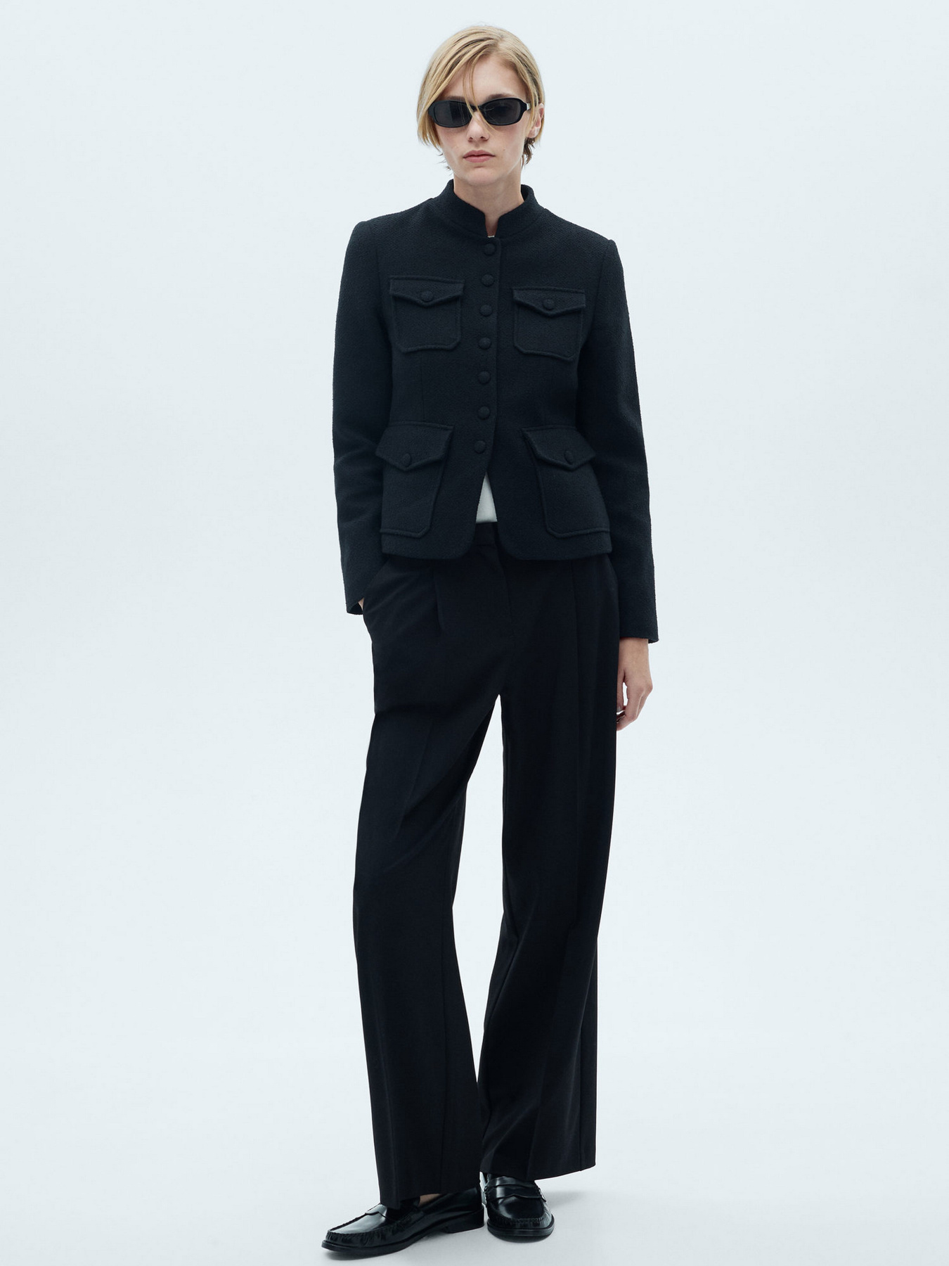 Класичні штани MANGO модель 77064788_99 Фото