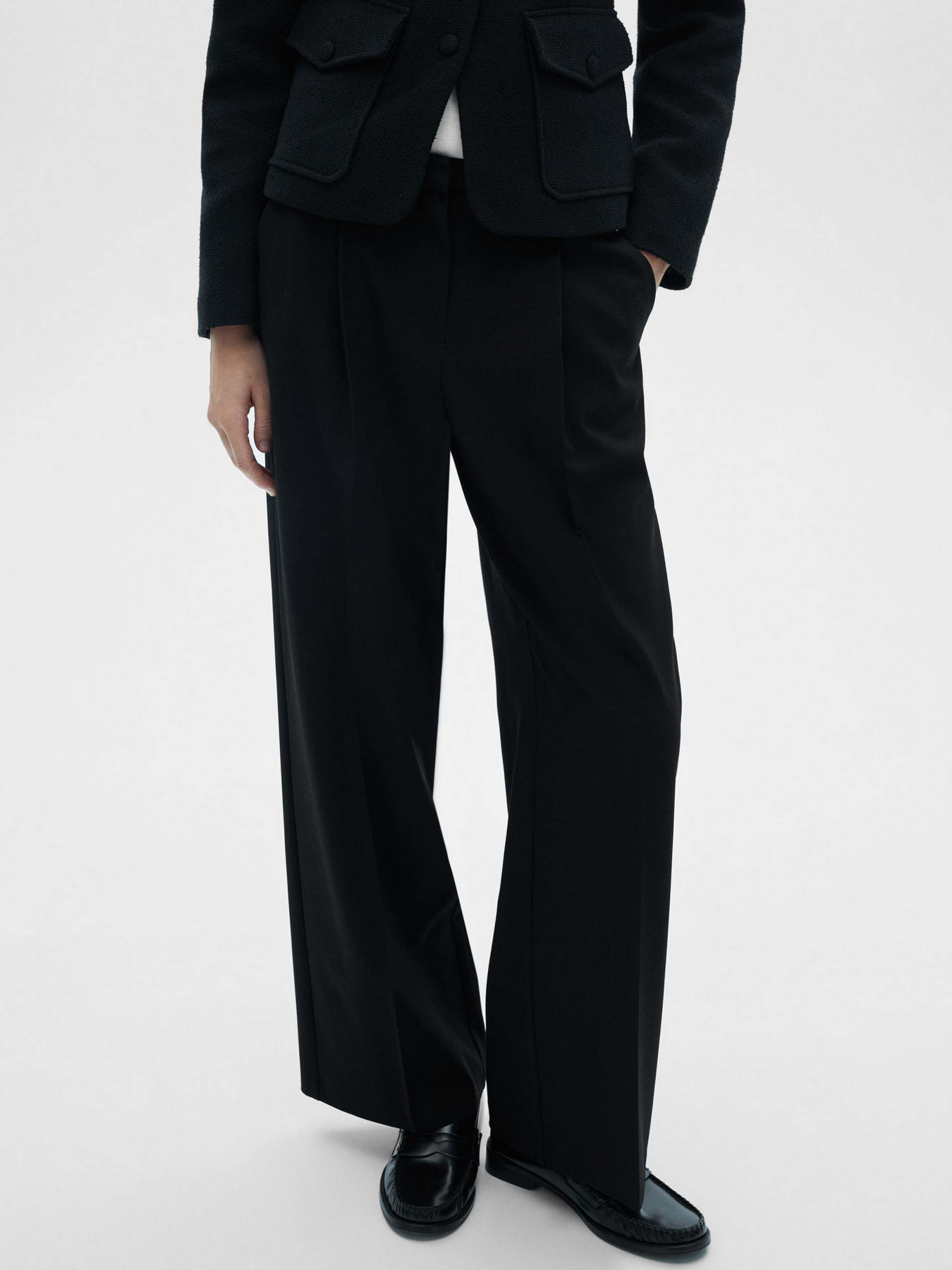 Класичні штани MANGO модель 77064788_99 Фото