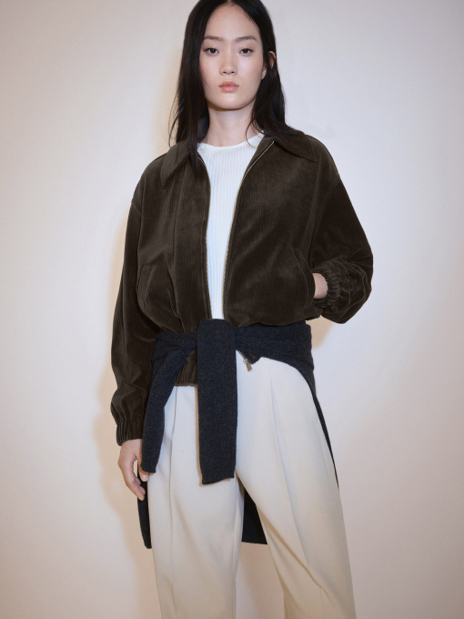 Бомбер MANGO модель 77077705_37 Фото