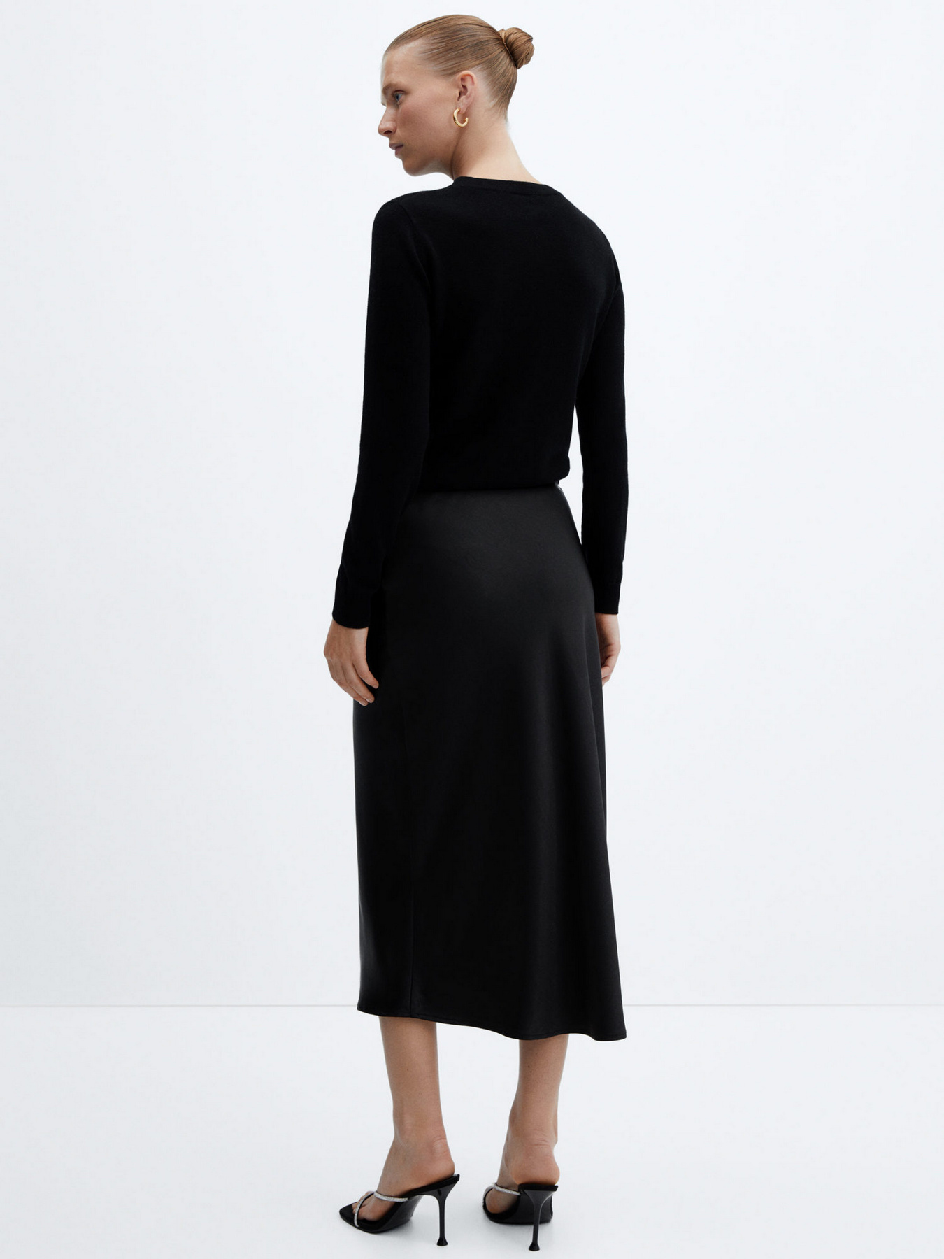 Спідниця міді MANGO Mia модель 57030409_99 Фото