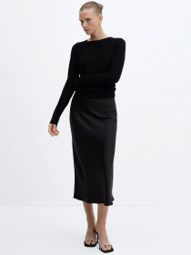 Спідниця міді MANGO Mia модель 57030409_99 Фото