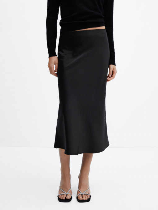 Спідниця міді MANGO Mia модель 57030409_99 Фото