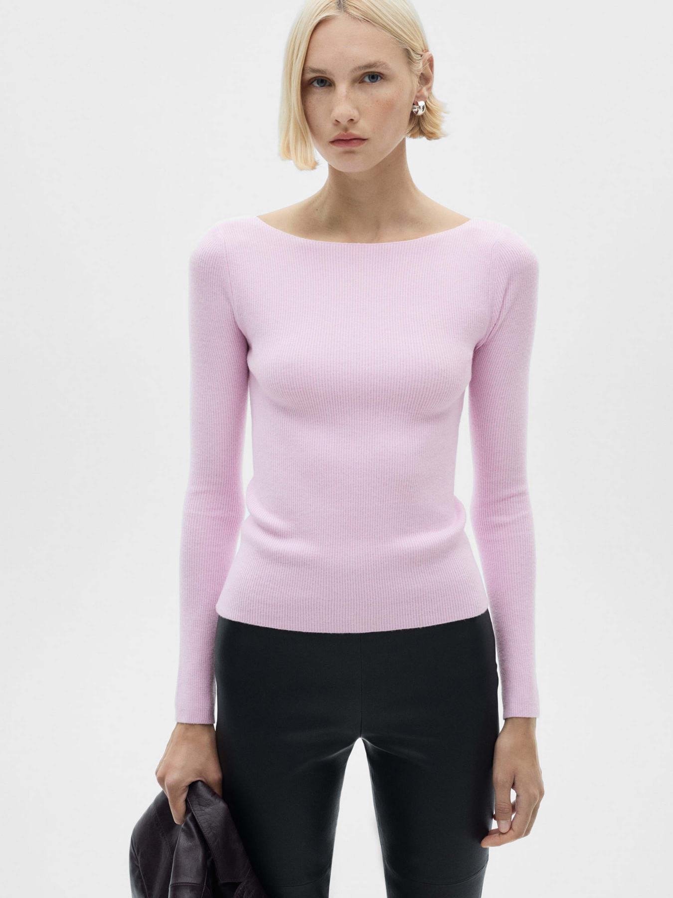 Лонгслив MANGO модель 77017674_68 Фото