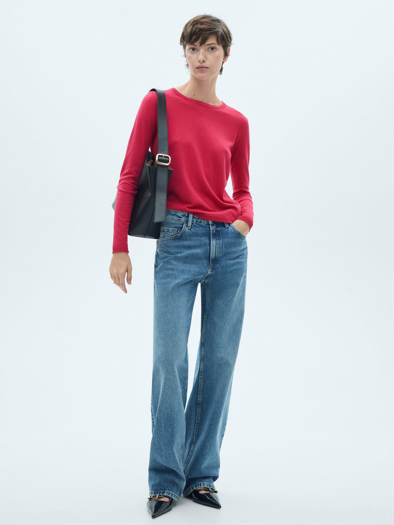 Лонгслів MANGO модель 77025656_88 Фото