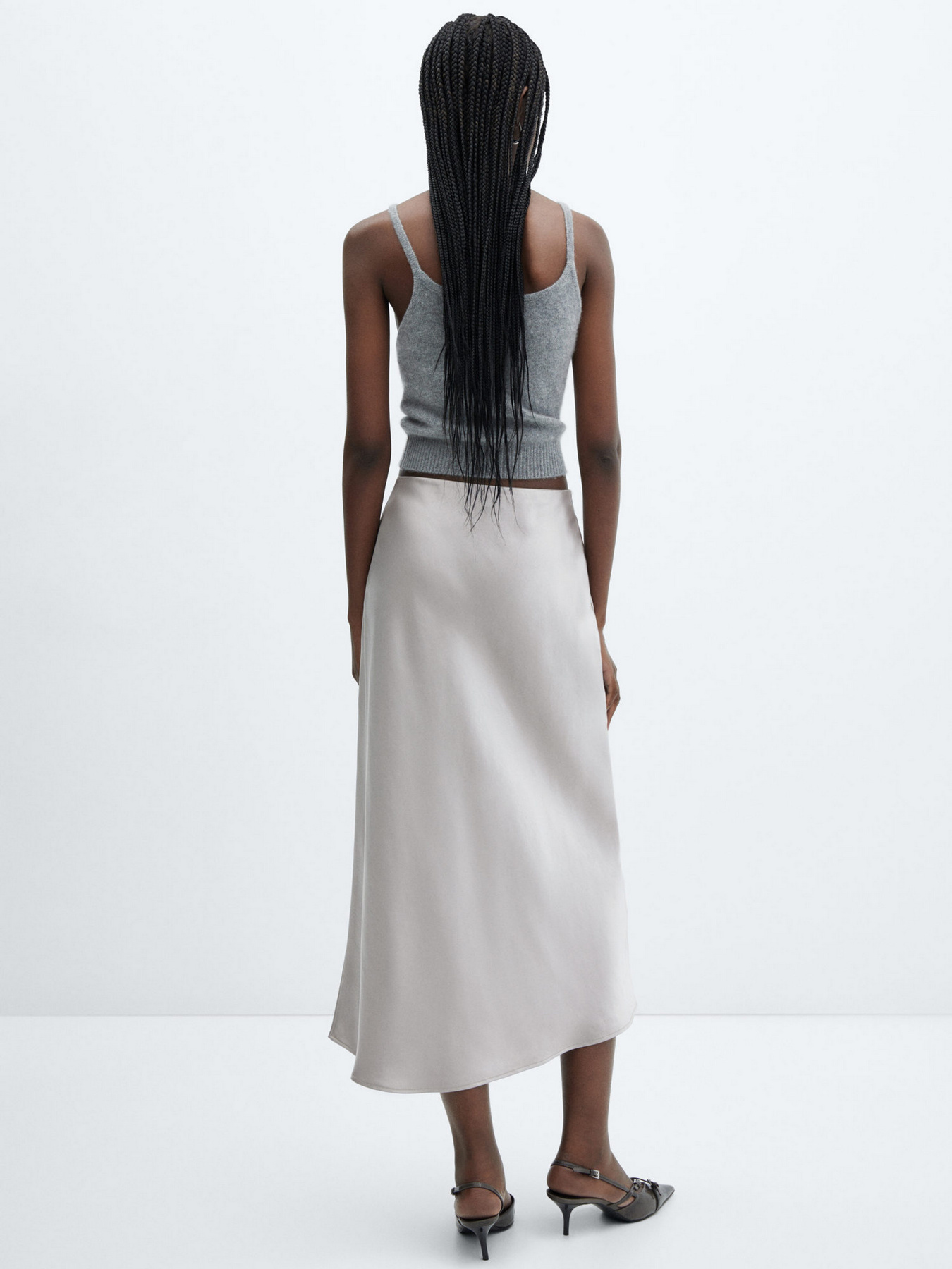 Спідниця міді MANGO Mia модель 57030409_92 Фото