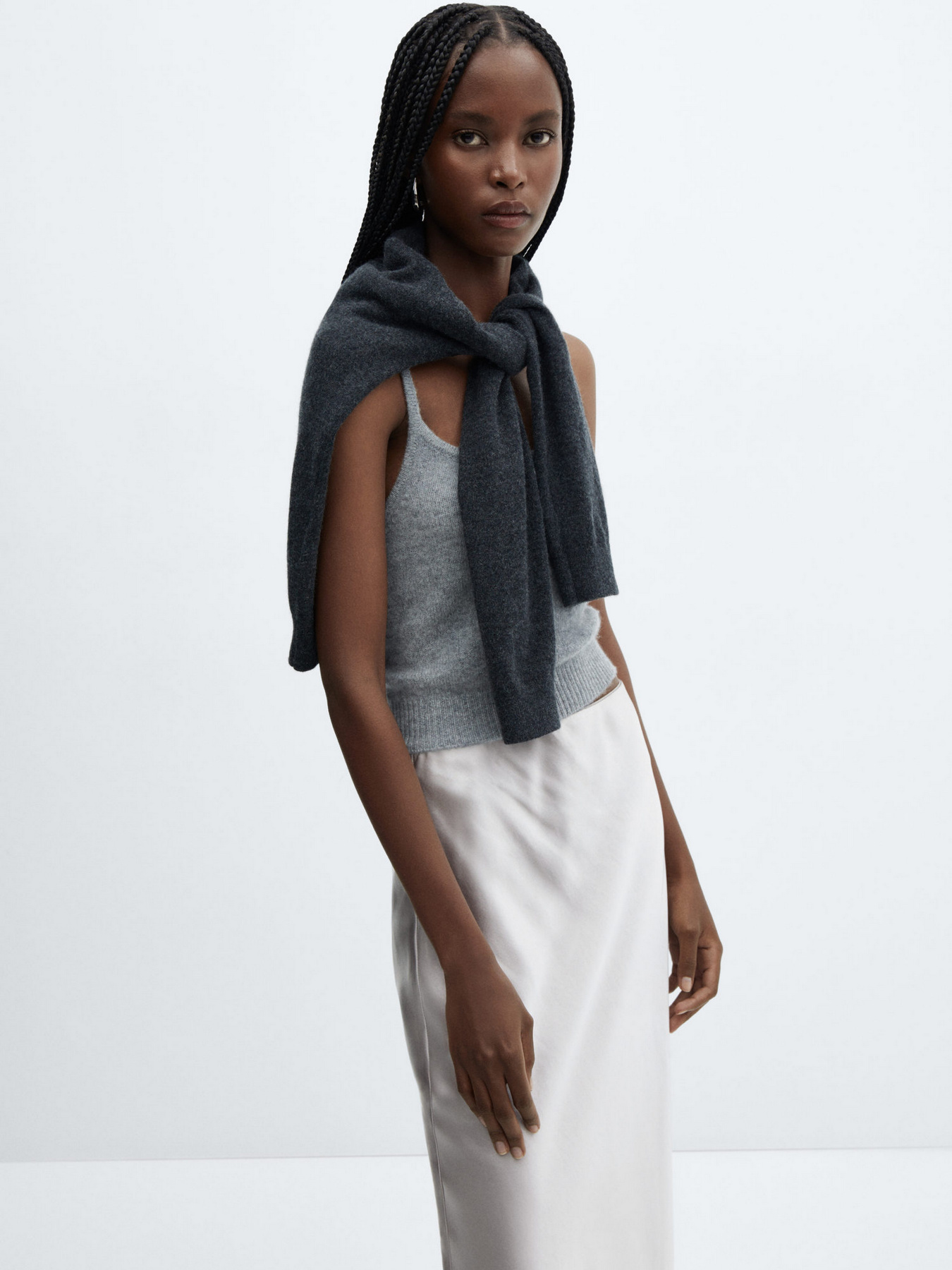 Юбка миди MANGO Mia модель 57030409_92 Юбка миди MANGO Mia модель 57030409_92 Фото